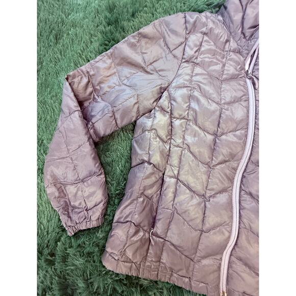 Marmot 800 Fill Down Puffer Jacket Youth S Gray Coat Full Zip Warm Bubble Hike - Picture 3 of 8